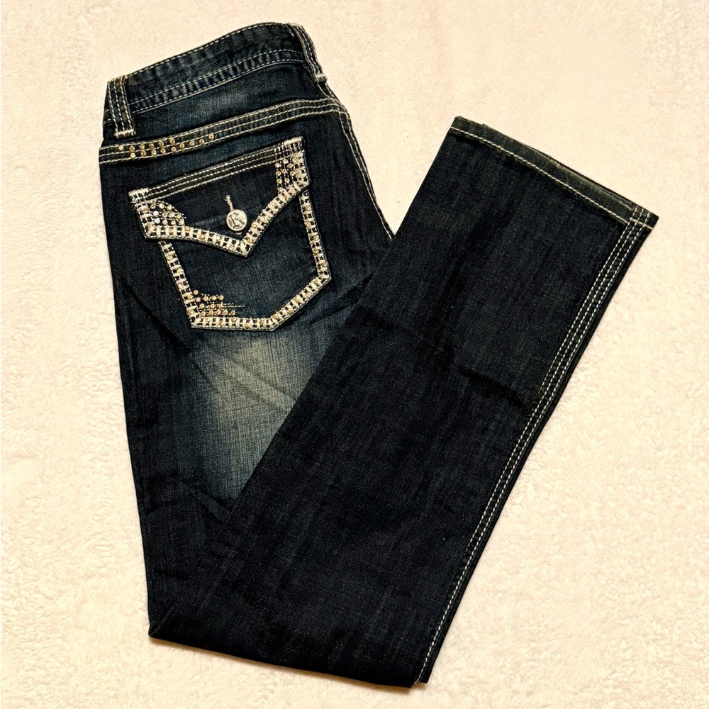 Rock & Roll Cowgirl Black Skinny Jeans